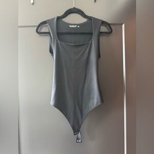 Abercrombie & Fitch Black Bodysuit with Wide Straps